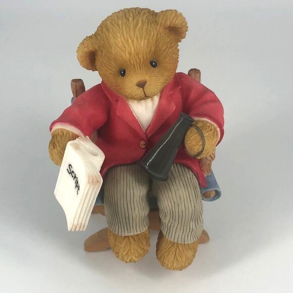 Cherished Teddies Marco Pawllini Bearector 2000 Members Only Figurine - Picture 1 of 6